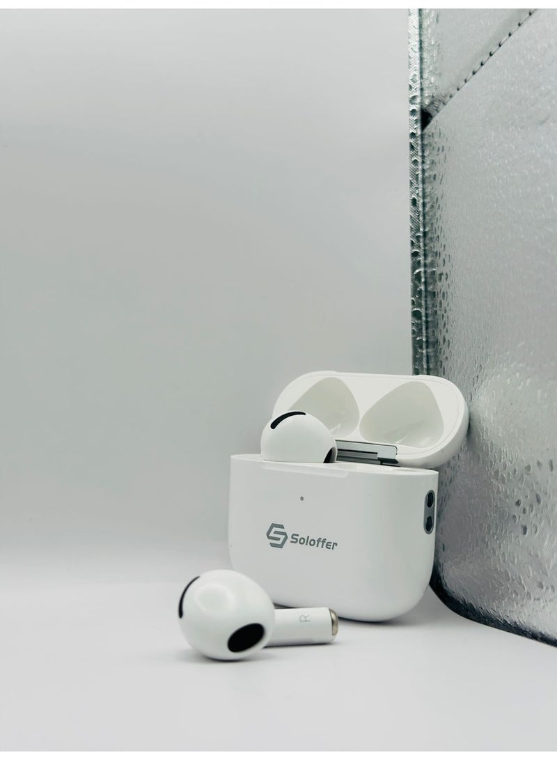 Soloffer SOLO-A6 True Wireless Earbuds | Bluetooth 5.3, Dual Driver & Sliding Case - Image 2